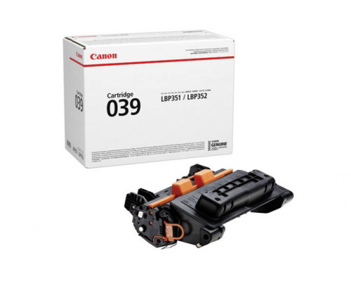 Тонер-картридж 039 BK Canon i-SENSYS LBP-351, LBP-352 11К (О) чёрный 0287C001