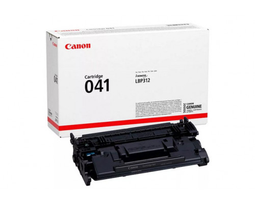 Тонер-картридж 041 BK для Canon LBP312x, 10К (О) 0452C002