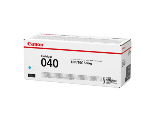 Тонер-картридж 040 C Canon i-SENSYS LBP712Cx 5.4К (О) голубой 0458C001