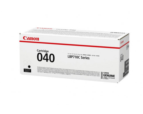 Тонер-картридж 040 BK Canon i-SENSYS LBP712Cx 6.3К (О) чёрный 0460C001