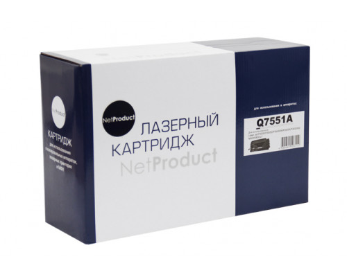 Картридж NetProduct (N-Q7551A) для HP LJ P3005/M3027MFP/M3035MFP, 6,5K