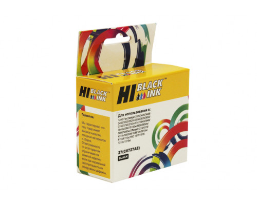 Картридж Hi-Black (HB-C8727AE) для HP DJ 3320/3325/3420, №27, Bk