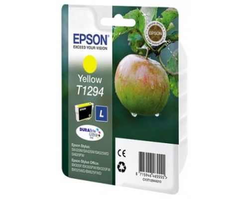 Картридж Epson Stylus SX230/235W/SX420W/SX425W/BX305F (O) C13T12944011/C13T12944012, Y