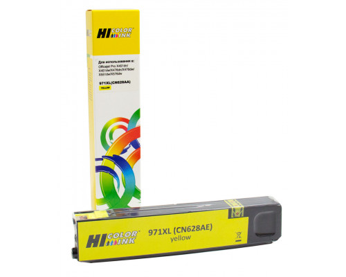 Картридж Hi-Black (CN628AE) для HP OJ Pro X476dw/X576dw/X451dw (110ml), yellow, 971XL