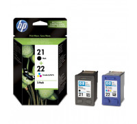 Картридж набор 21+22 для HP DJ 3920/3940, 0,190К+0,165К (O) SD367AE bk+color (уцен.срок годности)