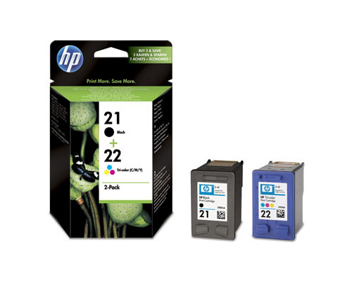 Картридж набор 21+22 для HP DJ 3920/3940, 0,190К+0,165К (O) SD367AE bk+color (уцен.срок годности)