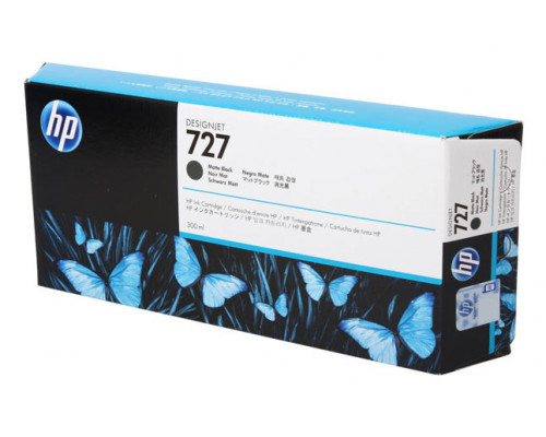 Картридж 727 для HP DJ T920/T1500, 300ml (O) matteblack C1Q12A