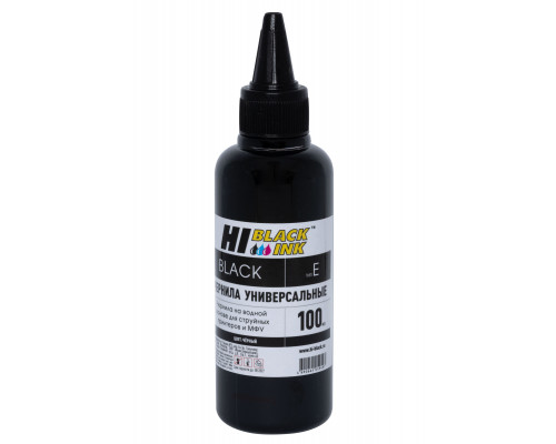 Чернила Hi-Black Универсальные для Epson (Тип E-V1), Bk, 0,1 л.