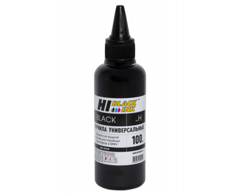 Чернила Hi-Black Универсальные для HP (Тип H-V1), Bk, 0,1 л.