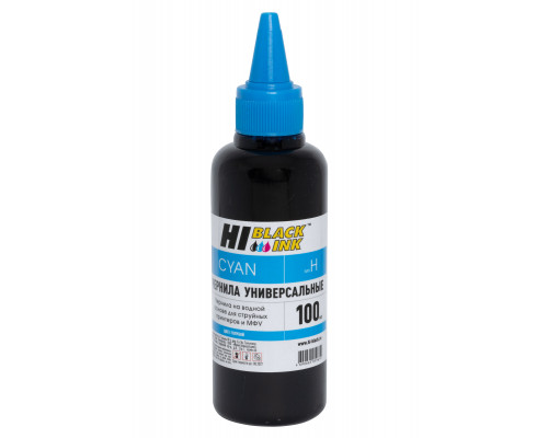 Чернила Hi-Black Универсальные для HP (Тип H-V1), C, 0,1 л.