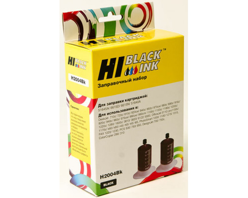 Заправочный набор Hi-Black для HP 51645A/C6615A/51640A, Bk, 2x20 мл.