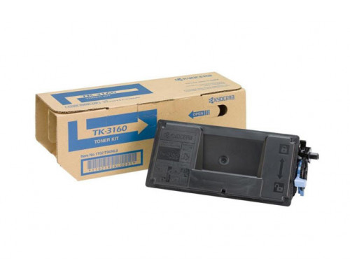 Тонер-картридж TK-3160 Kyocera P3045DN/P3050DN/P3055DN/P3060DN, 12,5К (O) 1T02T90NL1