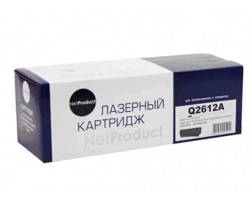 Картридж NetProduct (N-Q2612A) для HP LJ 1010/1020/3050, 2K