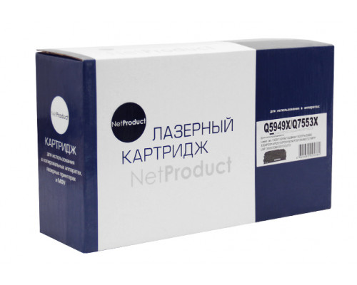 Картридж NetProduct (N-Q5949X/Q7553X) для HP LJ P2015/1320/3390/3392, Универсальный, 7K