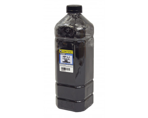 Тонер Content для HP LJ 1100/5L/6L, Bk, 1 кг, канистра