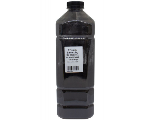 Тонер Delacamp для Samsung ML-2160/2165/SCX-3400/3401, Bk, 500 г, канистра