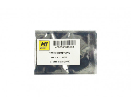 Чип Hi-Black к картриджу Oki C831 (44844507), C, 10K