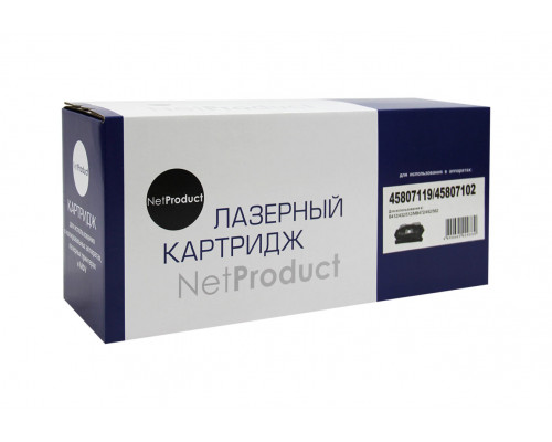 Тонер-картридж NetProduct (N-45807119/45807102) для OKI B412/432/512/MB472/492/562, 3K