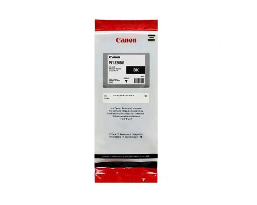 Картридж PFI-320BK Canon TM-200/205/300/305,300 мл (О) black 2890C001