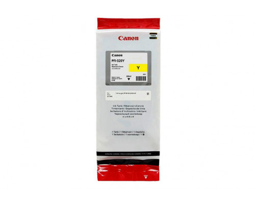Картридж PFI-320Y Canon TM-200/205/300/305, 300 мл (О) yellow 2893C001