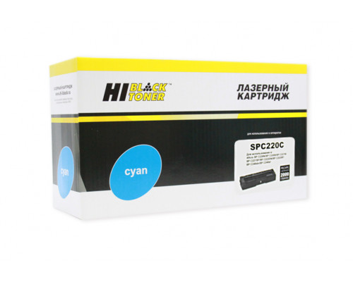 Картридж Hi-Black (HB-SPC220C) для Ricoh Aficio SPC220DN/C221DN/C222SF/C240DN, C, 2K