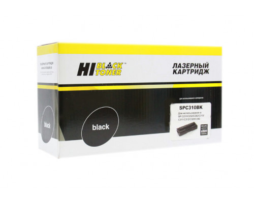 Картридж Hi-Black (HB-SPC310Bk) для Ricoh Aficio SPC231/232/242/310/311/312/320, Bk, 6,5K