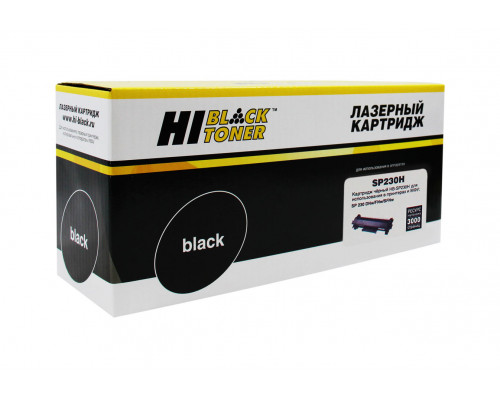Тонер-картридж Hi-Black (HB-SP230H) для Ricoh Aficio SP 230DNw/SP230SFNw, 3K