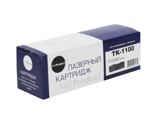 Тонер-картридж NetProduct (N-TK-1100) для Kyocera FS-1024MFP/1124MF/1110, 2,1K