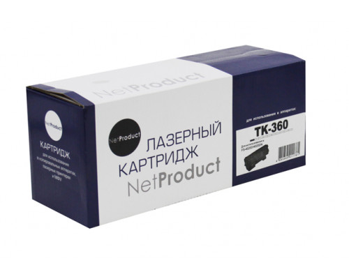 Тонер-картридж NetProduct (N-TK-360) для Kyocera FS-4020, 20K