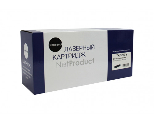 Тонер-картридж NetProduct (N-TK-5280Y) для Kyocera ECOSYS P6235/M6235/M6635, Y, 11K