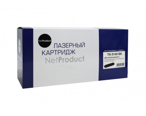 Тонер-картридж NetProduct (N-TK-5140Bk) для Kyocera ECOSYS M6030cdn/M6530cdn, Bk, 7K