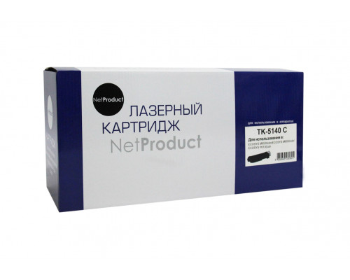 Тонер-картридж NetProduct (N-TK-5140C) для Kyocera ECOSYS M6030cdn/M6530cdn, C, 5K