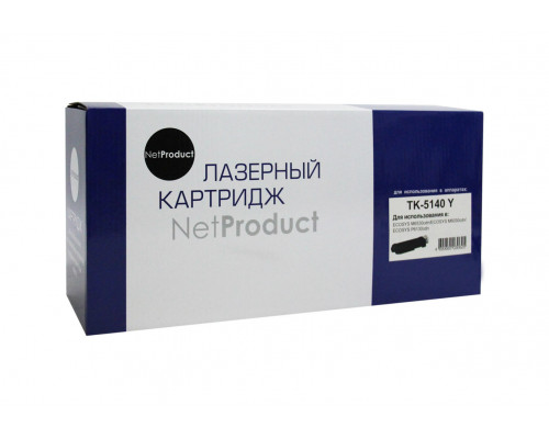 Тонер-картридж NetProduct (N-TK-5140Y) для Kyocera ECOSYS M6030cdn/M6530cdn, Y, 5K