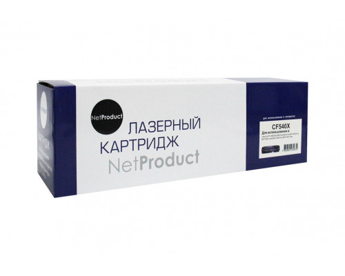 Картридж NetProduct (N-CF540X) для HP CLJ Pro M254nw/dw/M280nw/M281fdn/M281fdw, Bk, 3,2K