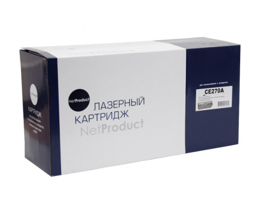 Картридж NetProduct (N-CE270A) для HP CLJ CP5520/5525/Enterprise M750, Восстанов,Bk, 13,5K