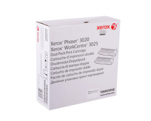 Тонер-картридж Xerox Phaser 3020/ WC 3025, 3К (О) 106R03048