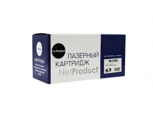 Тонер-картридж NetProduct (N-TK-3160) для Kyocera P3045dn/P3050dn/P3055dn, 12,5K, с/ч