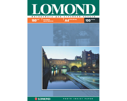 Фотобумага Lomond матовая односторонняя (0102031), A4, 160 г/м2, 25 л.