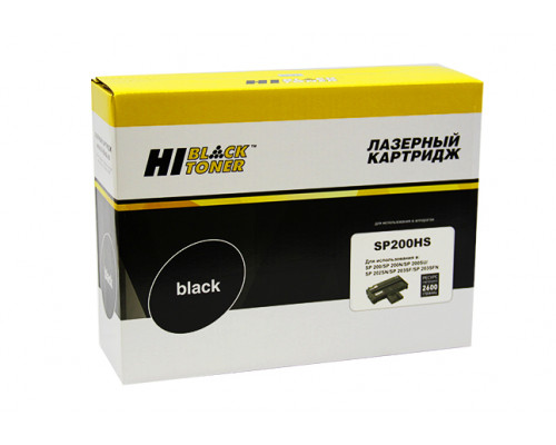 Картридж Hi-Black (HB-SP200HS) для Ricoh Aficio SP 200N/SP202SN/SP203SFN, 2,6K