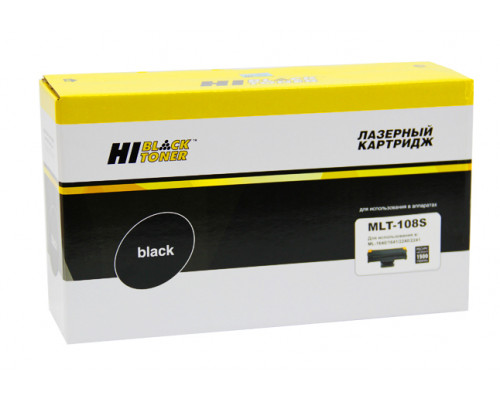 Картридж Hi-Black (HB-MLT-D108S) для Samsung ML-1640/1641/2240/2241, 1,5K