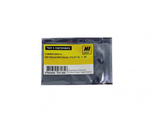 Чип Hi-Black к картриджу Kyocera  ECOSYS M8130cidn/M8124cidn  (TK-8115), Y, 6К