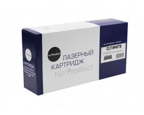 Тонер-картридж NetProduct (N-CLT-M407S) для Samsung CLP-320/320n/325/CLX-3185, M, 1K