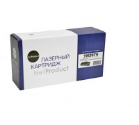 Тонер-картридж NetProduct (N-TN-2075) для Brother HL-2030/2040/2070/7010/7420/7820, 2,5K