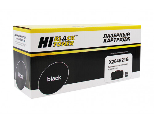 Тонер-картридж Hi-Black (HB-X264H21G) для Lexmark X264/363/364, 9K