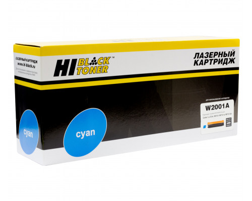 Тонер-картридж Hi-Black (HB-W2001A) для HP CLJ Enterprise M751/M751n/dn, №658A, Восстанов., C, 6К