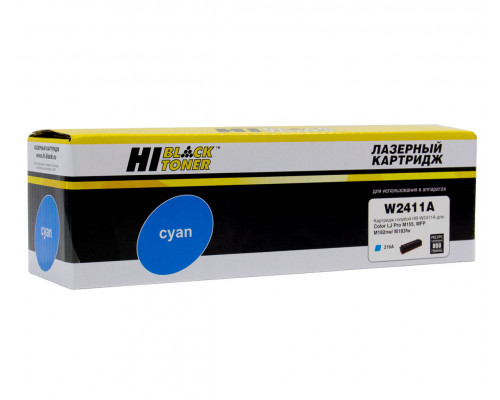 Картридж Hi-Black (HB-W2411A) для HP CLJ Pro M155a/MFP M182n/M183fw, C, 0,85K