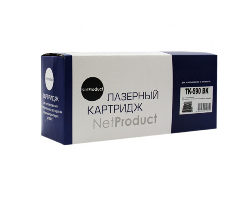 Тонер-картридж NetProduct (N-TK-590Bk) для Kyocera FS-C5250DN/C2626MFP, Bk, 7K