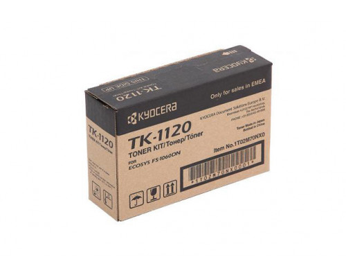Картридж TK-1120 Kyocera FS-1060DN/1025MFP/1125MFP, 3К (O) 1T02M70NX0