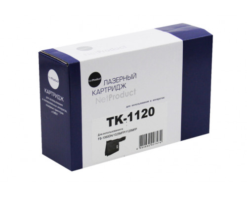 Тонер-картридж NetProduct (N-TK-1120) для Kyocera FS-1060DN/1025MFP/1125MFP, 3K