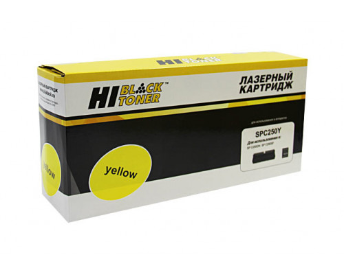 Картридж Hi-Black (HB-SPC250Y) для Ricoh Aficio SP C250DN/C250SF/C260/C260/C261SF, Y, 1,6K